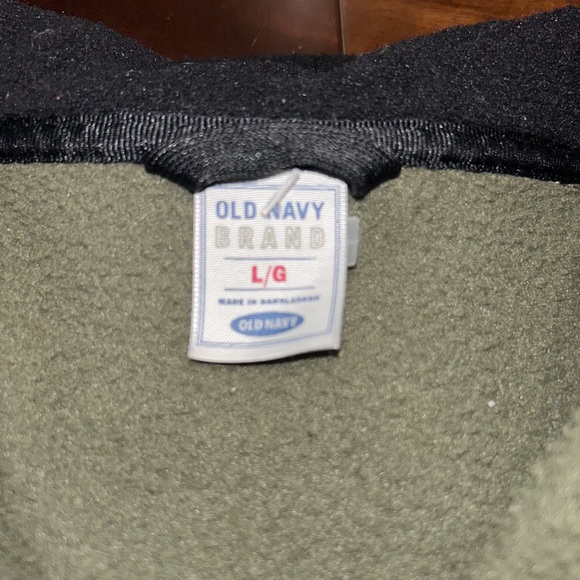 Green Old navy quarter zip size large - Picture 3 of 3